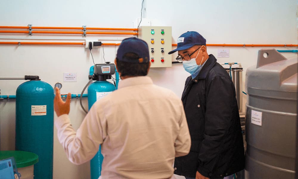 proceso agua embotellada